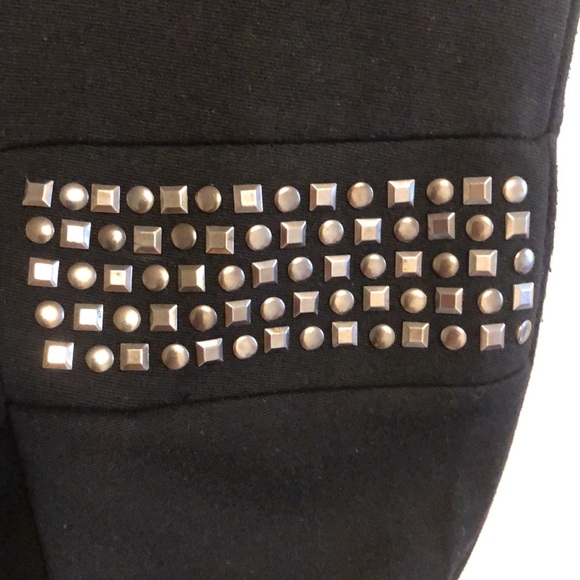 Massimo Dutti Black Studded Night Out Dress - Picture 6 of 10